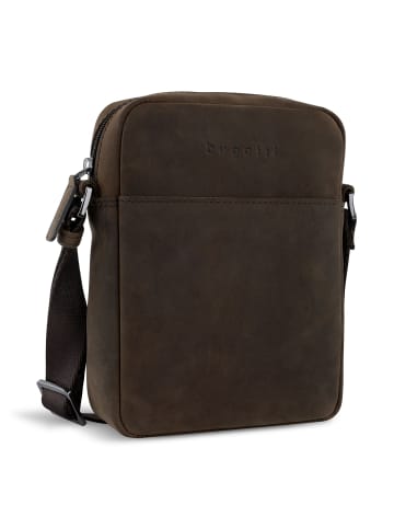 Bugatti Luca Umhängetasche Leder 16 cm braun