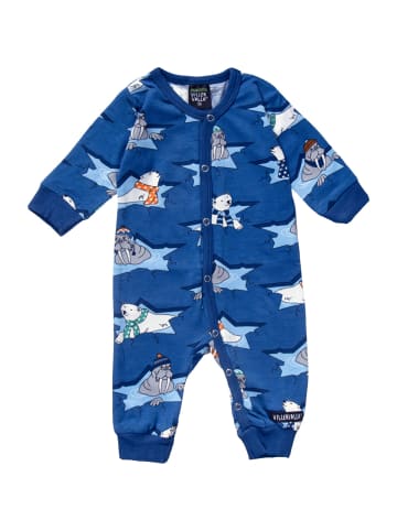 Villervalla Strampler Ice Star in blau