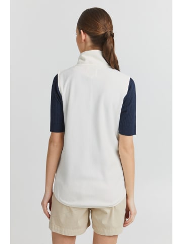 Oxmo Fleeceweste OXRagnara in Weiß