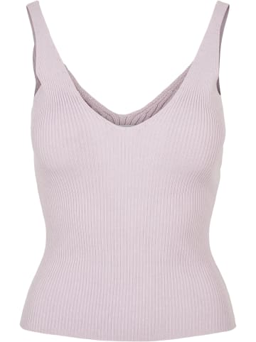 Urban Classics Urban Classics Damen Ladies Rib Knit Top in softlilac