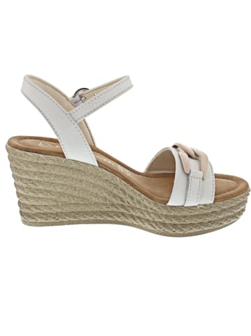 Marco Tozzi Sandale Weiß