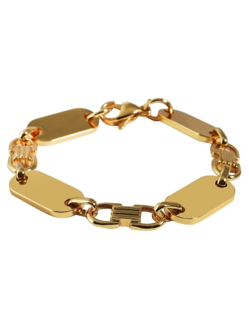 Adeliás Unisex Armband aus Edelstahl 21 cm in gold