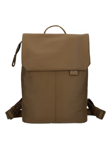 Zwei Mademoiselle.Tex Daypack 35 cm in brown