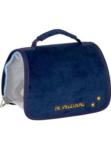 Die Spiegelburg Reisetasche für Plüschtiere, blau - Lustige Tierparade