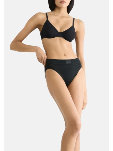 Sloggi Tai Slip Double Comfort T in Schwarz / weiß