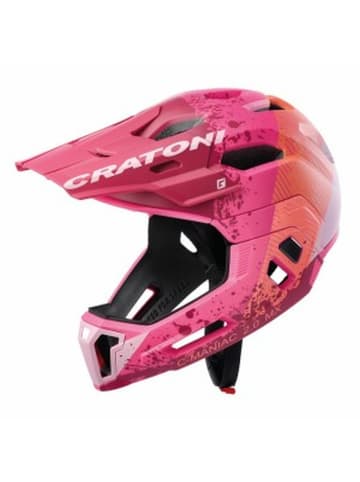 Cratoni MTB-Helm C-Maniac 2.0 MX in pink/orange matt