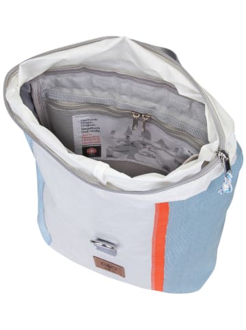 360 grad Rucksack Möwe in Weel-Weiß/Hellblau/Orange/Gelb