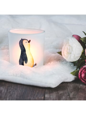 Mr. & Mrs. Panda Windlicht Pinguin marschieren ohne Spruch in Transparent