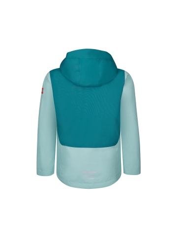 Trollkids 3 in 1 Jacke "Preikestolen" in Teal-Blau/Wasserblau/Honig