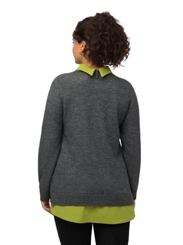 Ulla Popken Pullover in asphalt