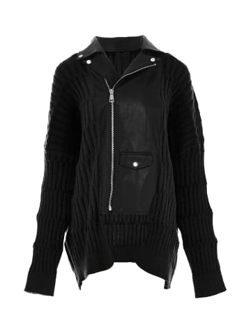 VIRITA Women Strickjacke in Dunkelschwarz
