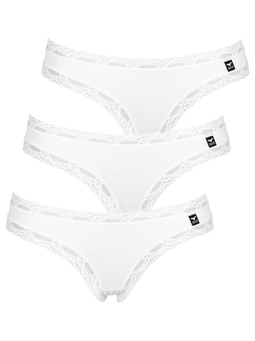 Like It 3er Pack Minislip in Weiss