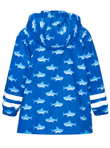 Playshoes Regen-Jacke Hai allover in blau