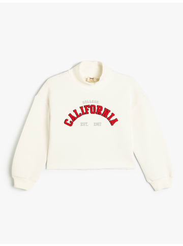 KOTON Sweatshirt in Ekru