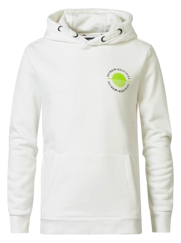 Petrol Industries Hoodie mit Aufdruck Seabreeze in Weiß