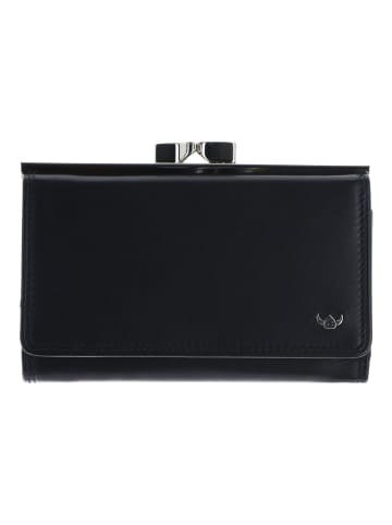 Golden Head Polo Geldbörse RFID Schutz Leder 14 cm schwarz