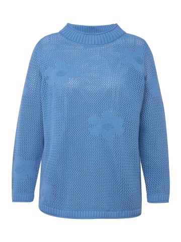 Ulla Popken Pullover in mittelblau