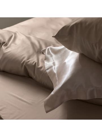 Schiesser Satin-Bettwäscheset Ella in Cappuccino