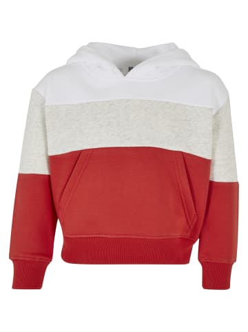 Urban Classics Sweat & Fleece - Hoody in white/lightgrey/hugered