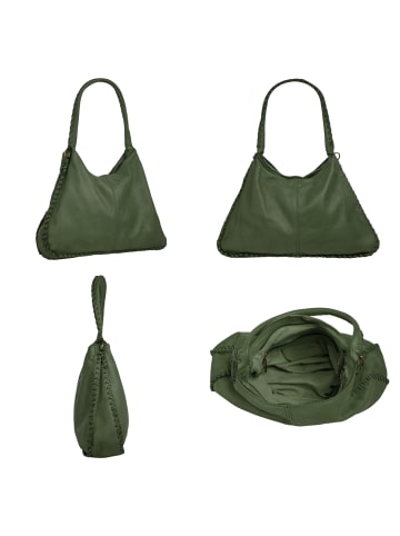 Samantha Look Shopper in dunkelgrün