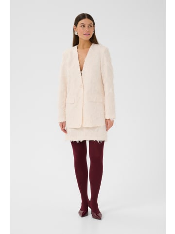 CULTURE Blazer CUhairy Relaxed fit in Whitecap