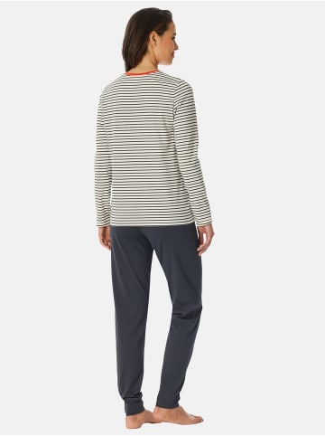 Schiesser Pyjama Casual Essentials in off-white