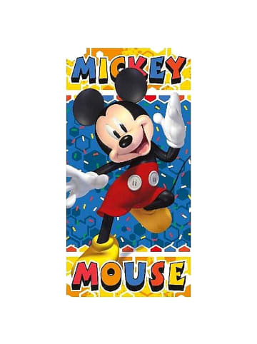 Disney Mickey Mouse Strand-/Badetuch Mickey Mouse - (L) 140 cm x (B) 70 cm in Bunt