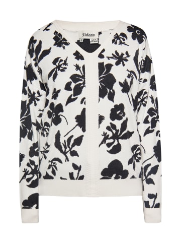 Sidona Pullover in WOLLWEISS SCHWARZ