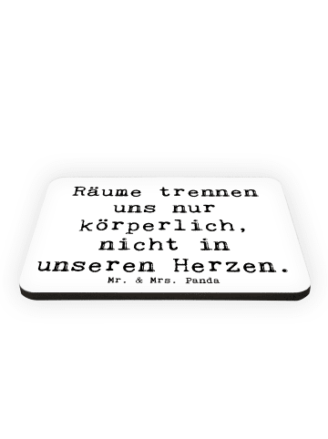 Mr. & Mrs. Panda Magnet Spruch Trennung von den Eltern mit Spruch in Weiß