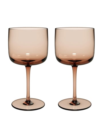 like. by Villeroy & Boch 2er Set Weingläser Like Glass 270 ml in Clay