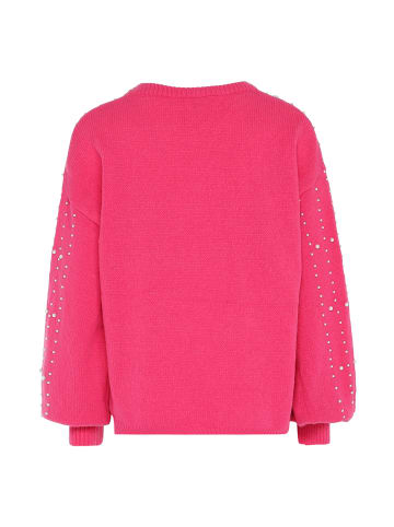 faina Pullover Mit Perlen in PINK