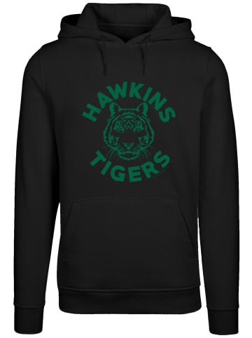 F4NT4STIC Hoodie Stranger Things Hawkins Tigers Netflix TV Series in schwarz