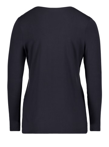 BETTY & CO Basic Shirt unifarben in dunkelblau