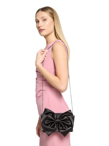 Vera Mont Clutch-Tasche mit Schleifenknoten in Schwarz