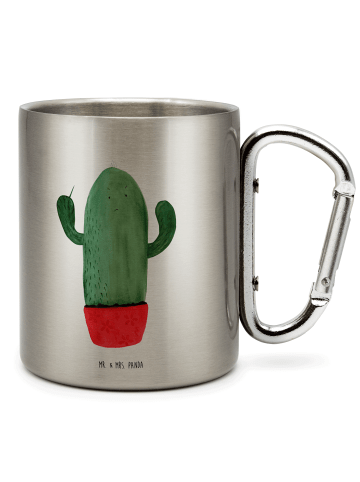 Mr. & Mrs. Panda thermotasse Kaktus Wut ohne Spruch in Silber