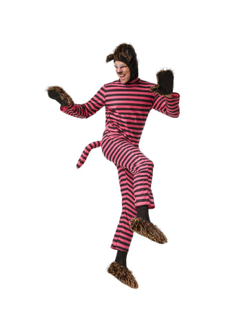 tectake Faschingskleidung/Maskeradenverkleidung, in schwarz/pink, Gr. L