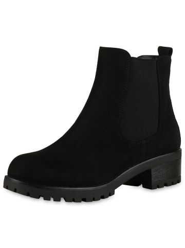 VAN HILL Chelsea Boots Madison in Schwarz PU