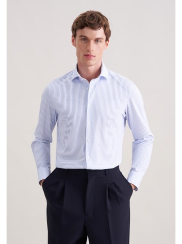 Seidensticker Performance-Hemd Slim in Mittelblau