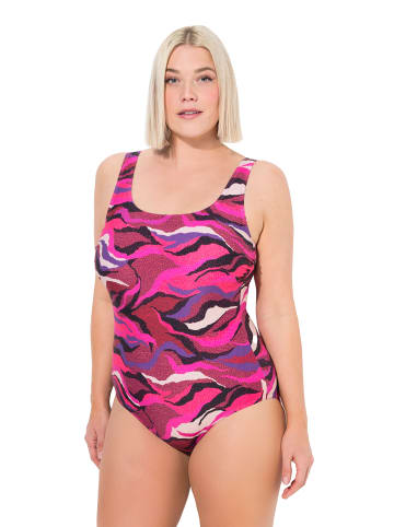 Ulla Popken Badeanzug in purpur