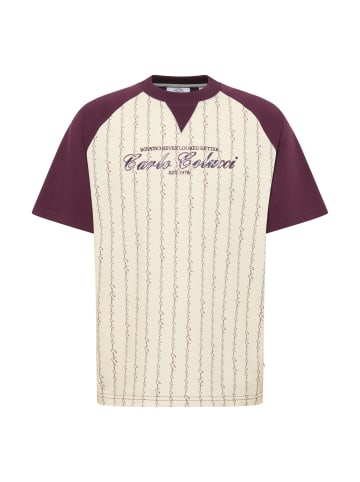 Carlo Colucci T-Shirt Fara in Beige