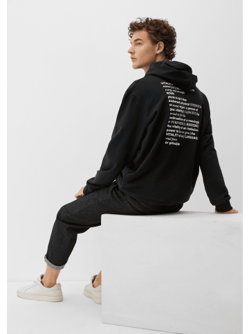 s.Oliver Sweatshirt langarm in Schwarz