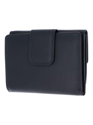 Golden Head Polo Geldbörse RFID Leder 12 cm marineblau