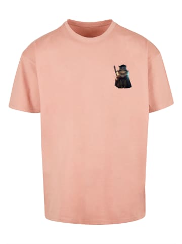 F4NT4STIC Heavy Oversize T-Shirt Wizard Cat OVERSIZE TEE in amber