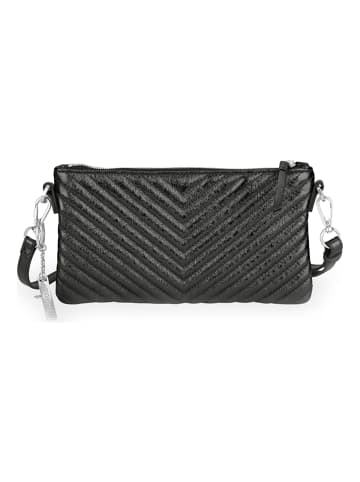 Les Visionnaires Alice Clutch Geldbörse Leder 27 cm black metallic