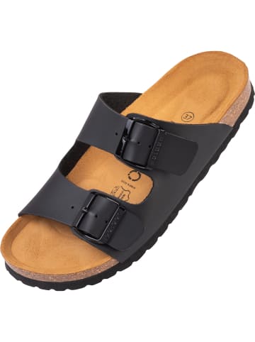 Palado Pantoletten Korfu Matt in Schwarz