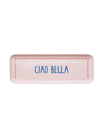 Butlers Tablett Ciao Bella L 33 x B 12cm VANCANZA in Rosa