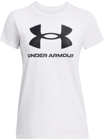 Under Armour T-Shirt "Ua Rival Logo Ss" in Weiß