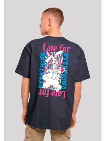 F4NT4STIC Heavy Oversize T-Shirt Alice im Wunderland in marineblau