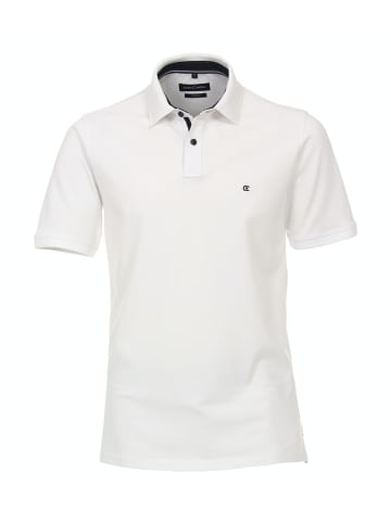 CASAMODA Polo-Shirt uni 004470 in Weiß