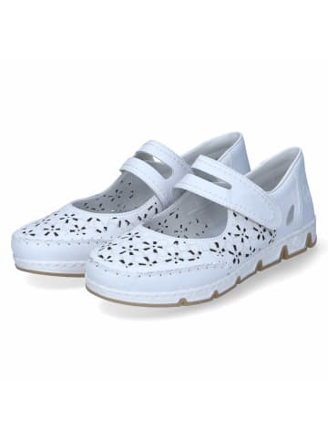 rieker Spangenballerinas in weiß